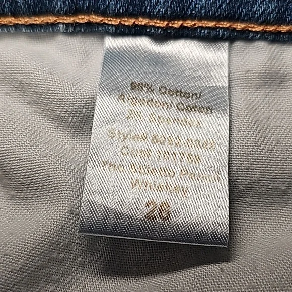 Current/Elliot The Stilleto Pencil Skirt Jean Denim Mid-Length USA Whiskey 26 - Picture 5 of 7